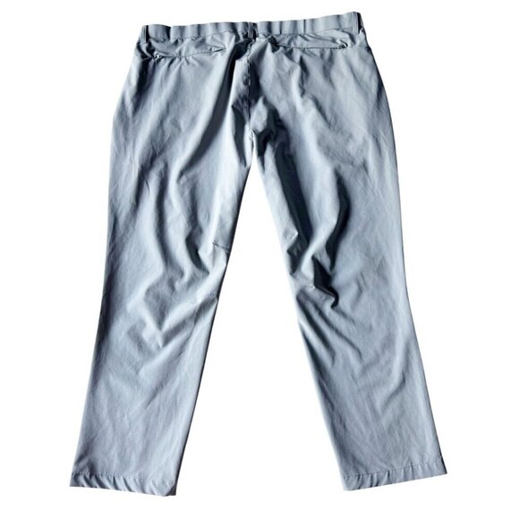 Fabletics Mens 42x30 (Act 41 X 27.5) The Only Pant Shadow Gray Performance Pants - Picture 3 of 9